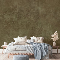Deep earthy brown wall design
