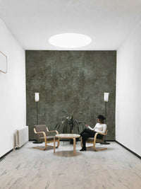 Modern grey wall mural design
