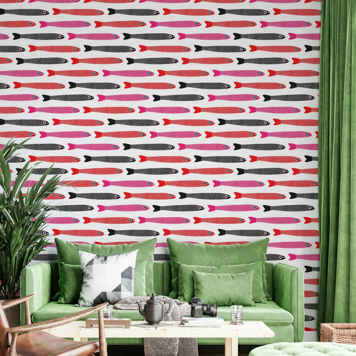 Fun wallpaper for kitchen or dining
