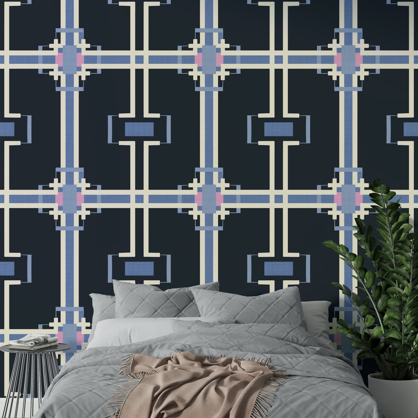 Minimal grid design wallpaper

