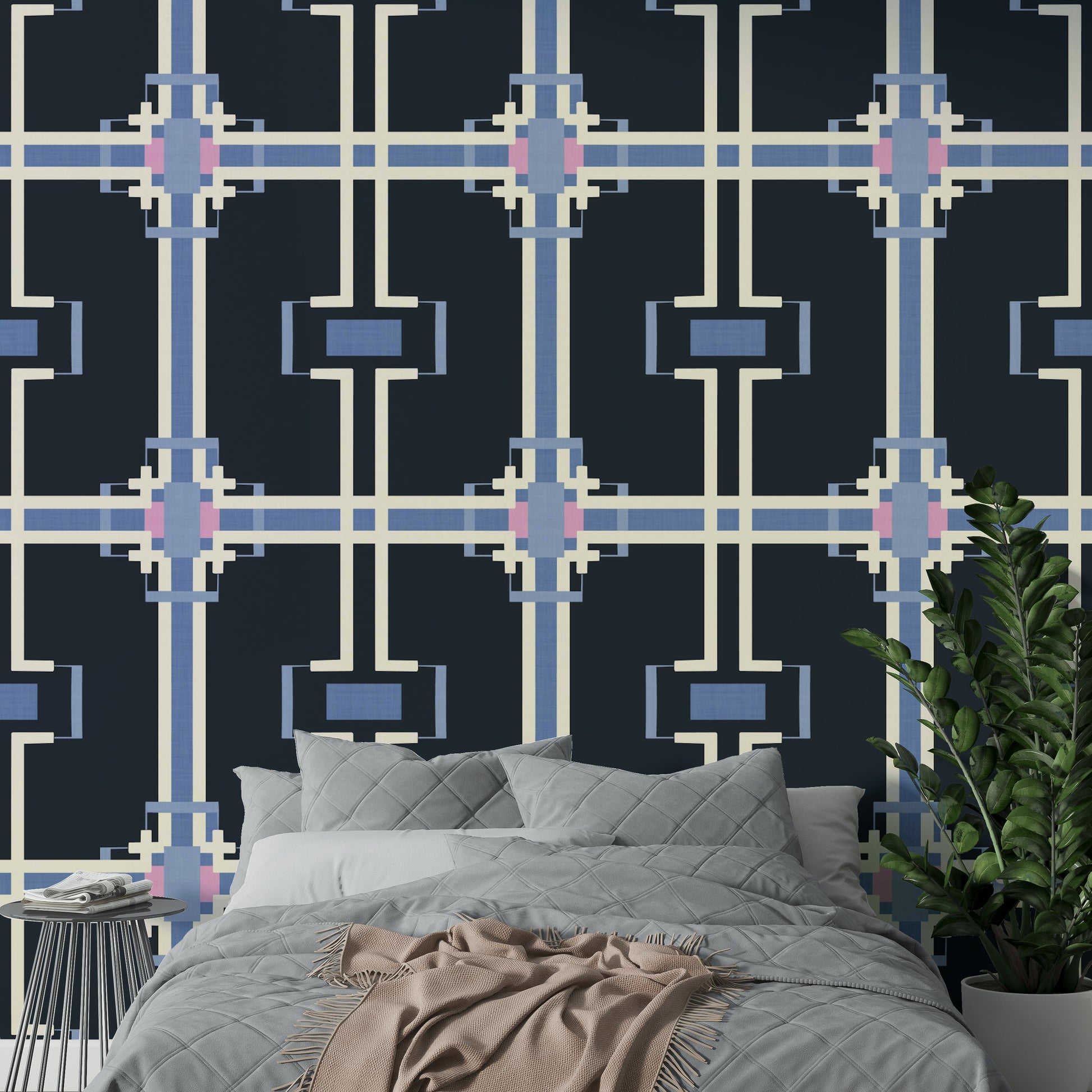 Minimal grid design wallpaper

