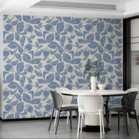 Botanical floral design wallpaper

