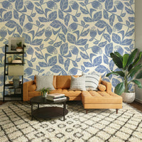 Cornflower print for bedroom wall

