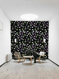 Hand-drawn berry wallpaper design

