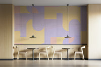 Vintage tile pattern wallpaper mural


