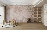 East India Trading Chart Coastal Adventure Wall Mural