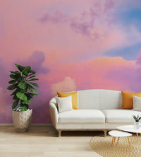 Colorful Clouds on Sunset Sky Wall Mural

