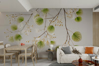 Modern leaf wallpaper for peaceful spaces

