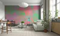 Watercolour flower wallpaper for walls

