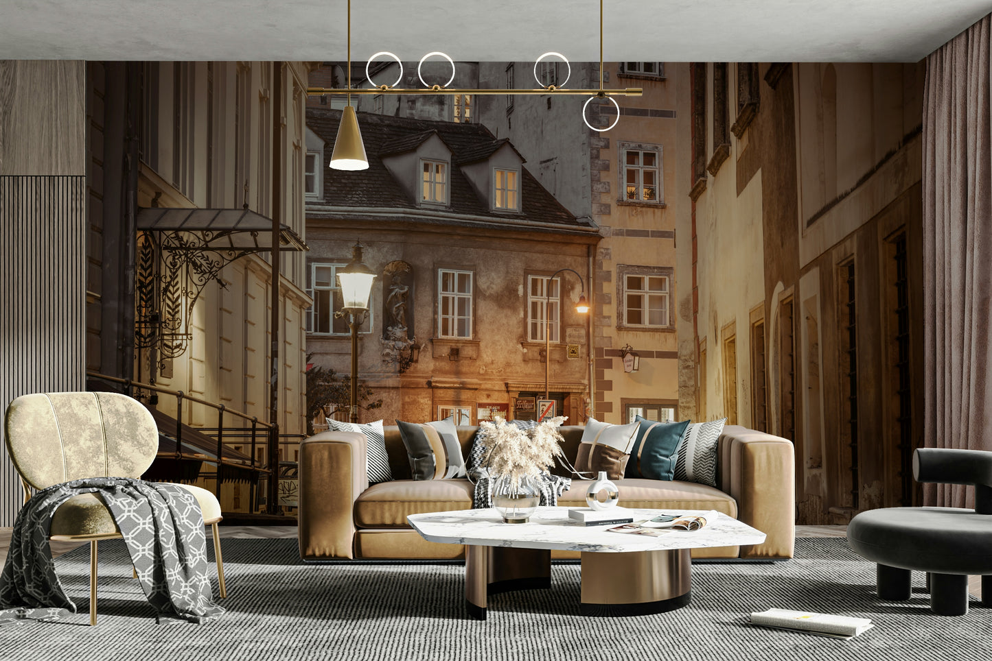 Long exposures of car lights creating streaks
