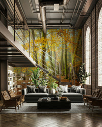 Fog or haze adding to the ethereal effect
