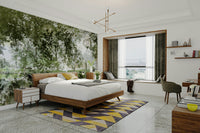 a painting of an abstract reflection

