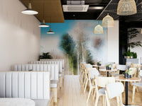 Tranquil woodland scene wallpaper
