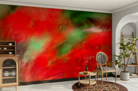 Bright floral tones wall art
