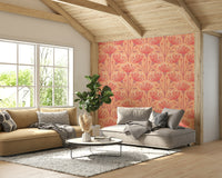 Peach fuzz botanical wallpaper for walls

