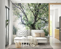 Grounded landscape wall mural

