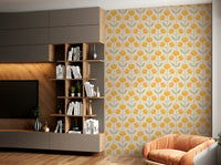 Artistic and timeless floral wallpaper.

