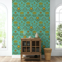 Retro Scandinavian-inspired design wallpaper.


