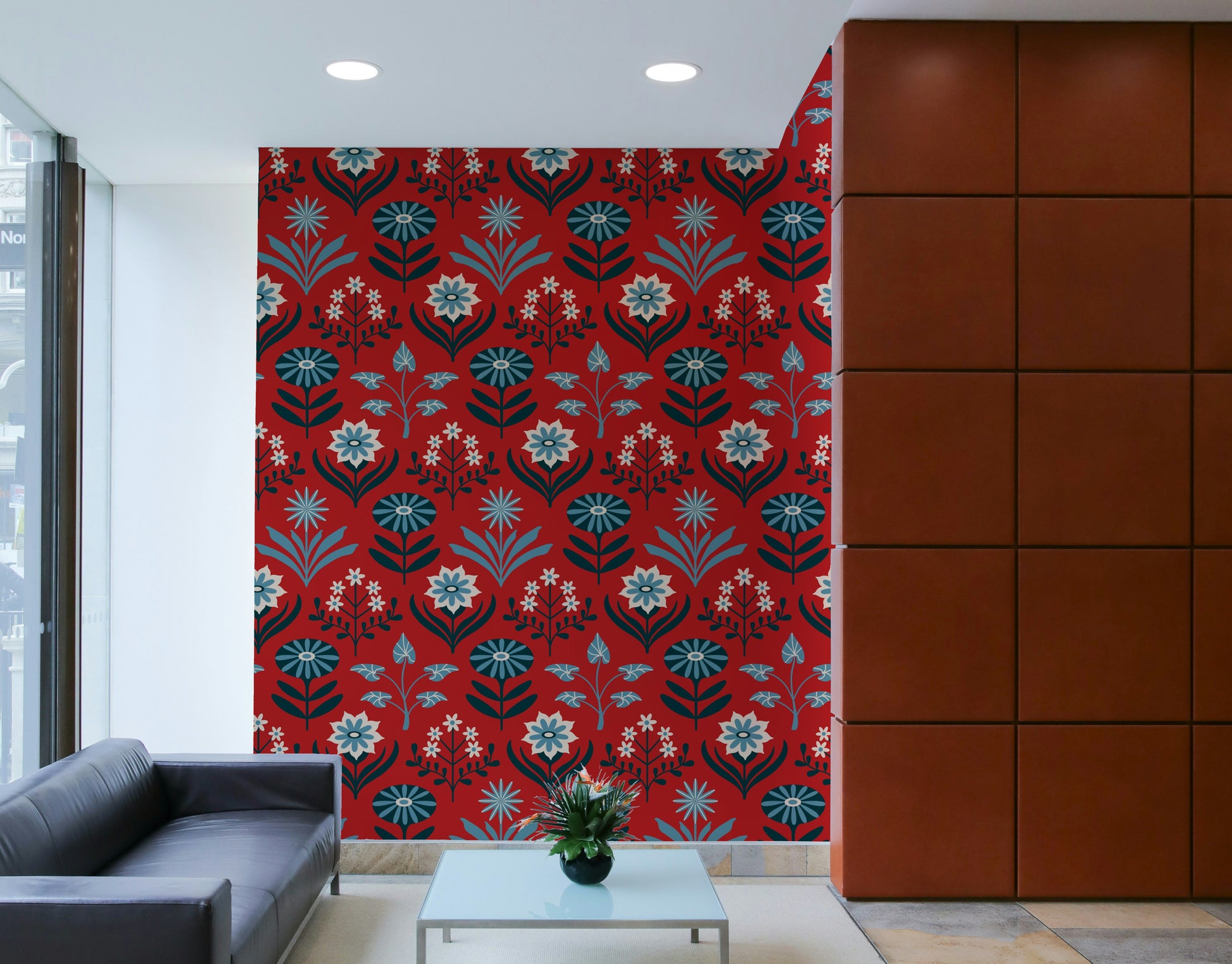 Unique blend of mid-century and cottagecore aesthetics.

