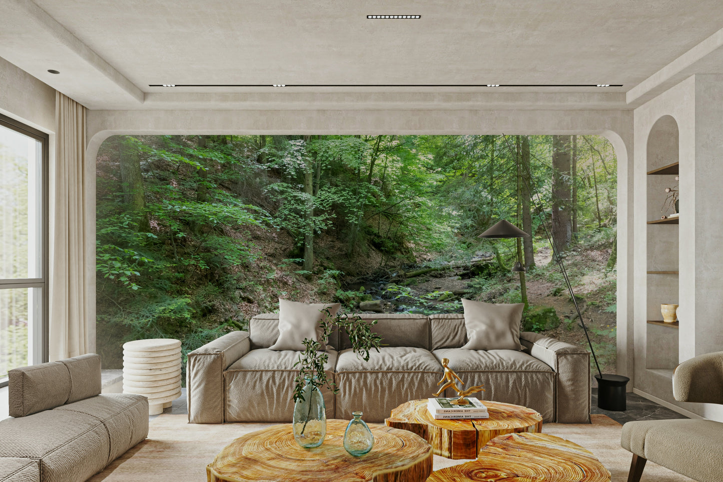 Ideal wallpaper for a bedroom, living room, or meditation area.

