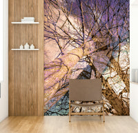 Abstract tree design wall mural
