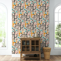 Ideal for a living room, study, or accent wall.

