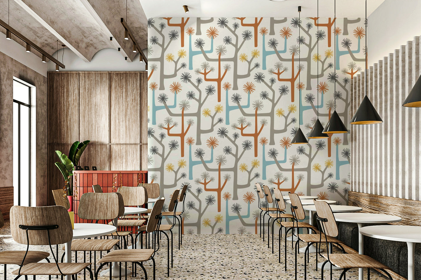 Seamless pattern for wall application.


