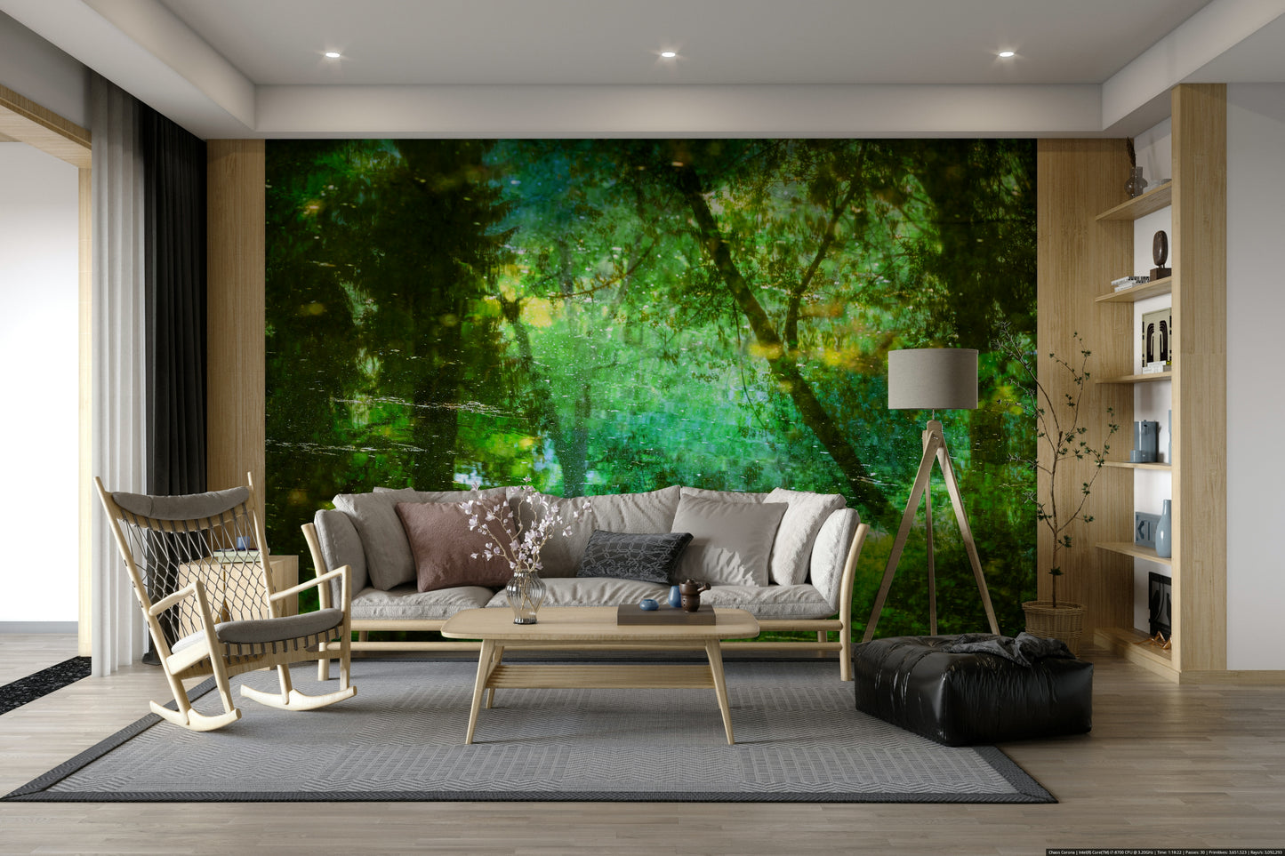 Sense of peace and natural harmony.

