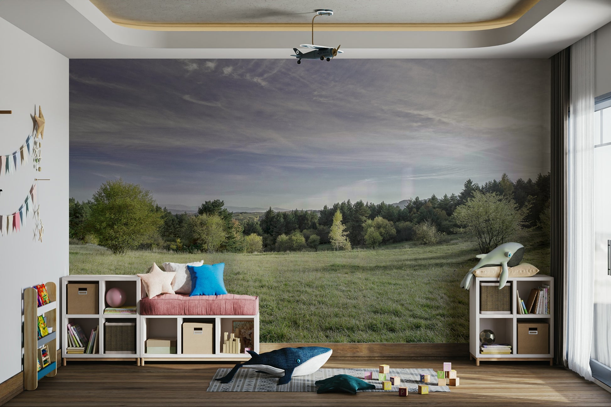 Inviting and open natural feel.

