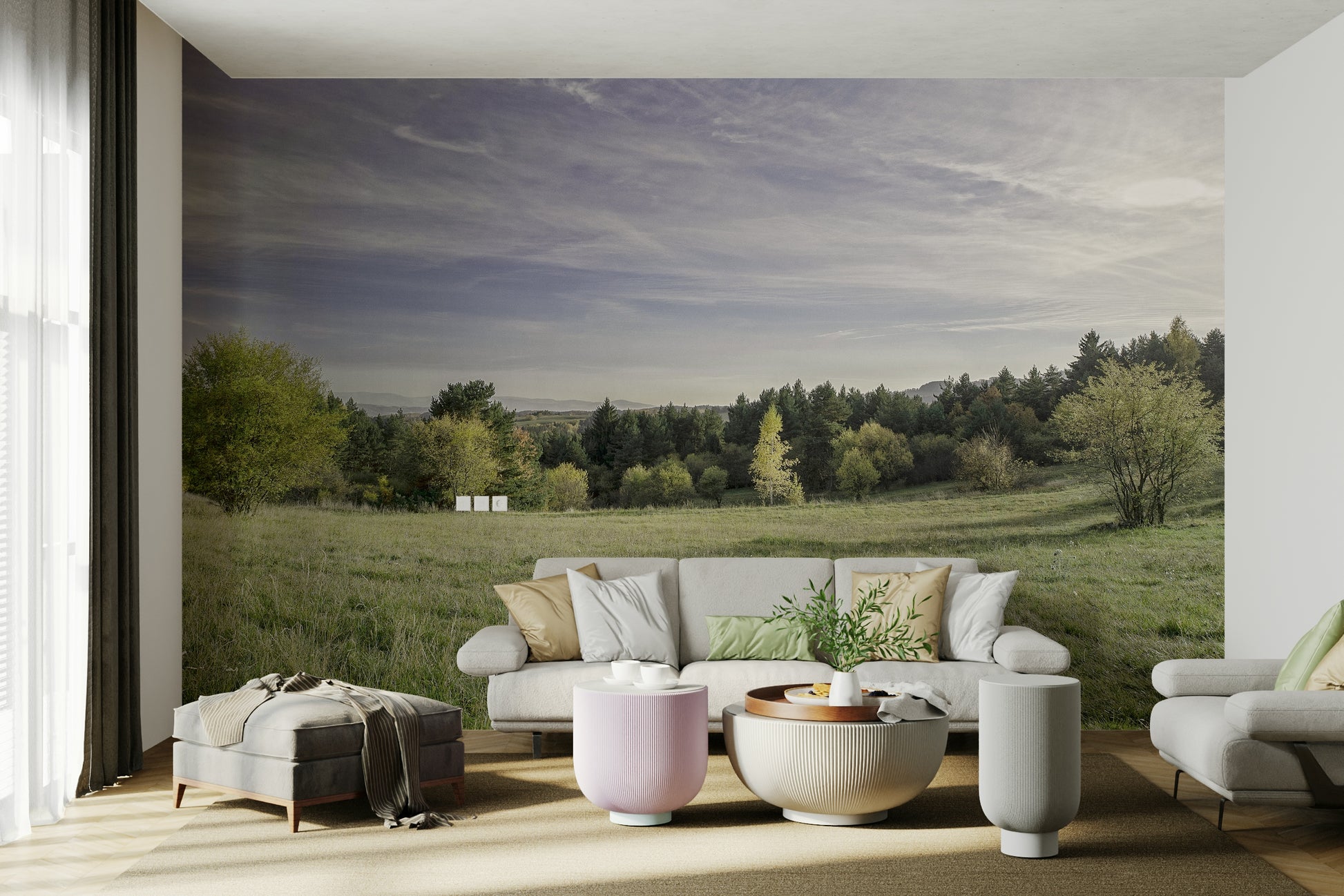 Wall decor evoking serenity and relaxation.

