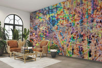 Modern art interpretation of flowers.

