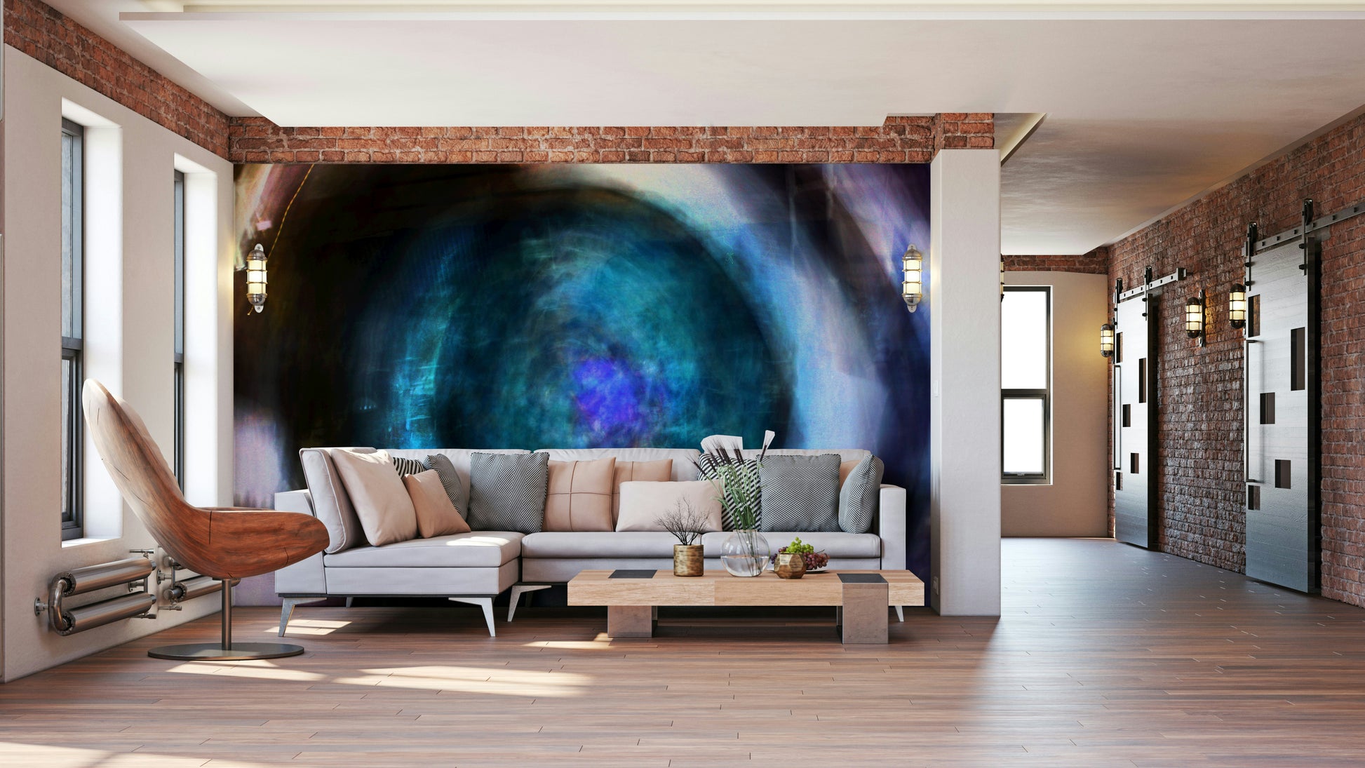 Contemporary home decor statement.

