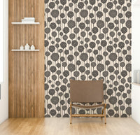 Elegant and timeless tones on wallpaper.

