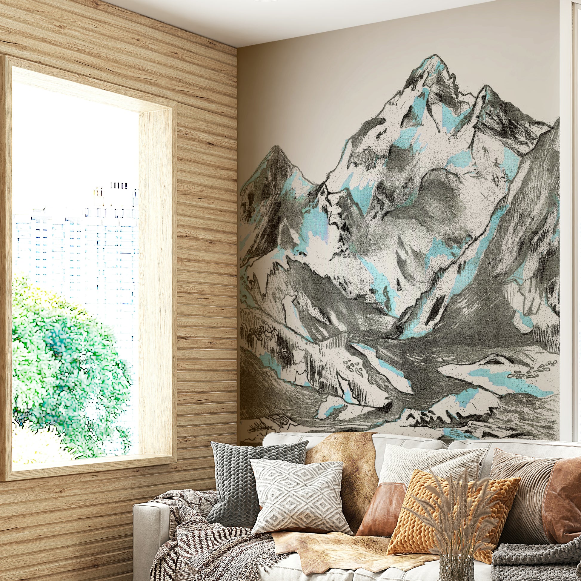 Ideal for a modern living space, office, or bedroom.
