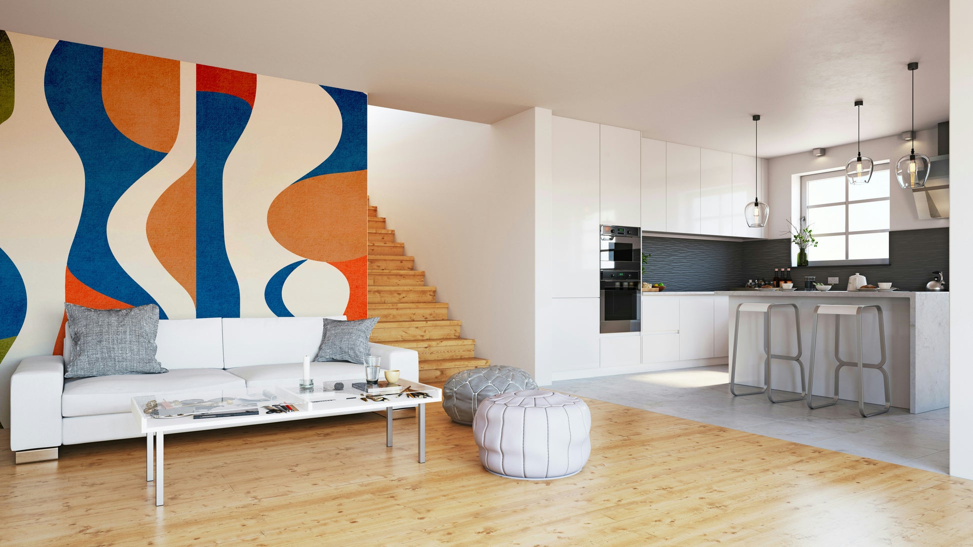 A sense of calm and contemporary design.
