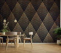 A sense of movement and depth within the pattern.
