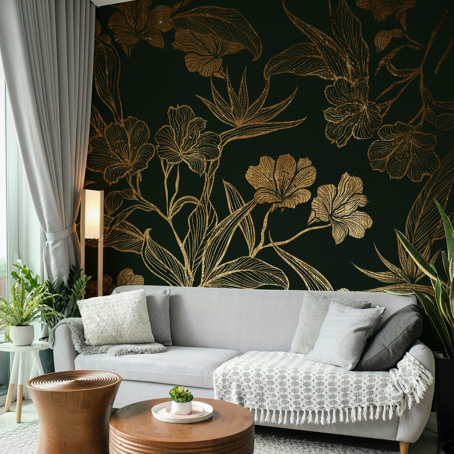 A sense of grace and grandeur in interior decor.
