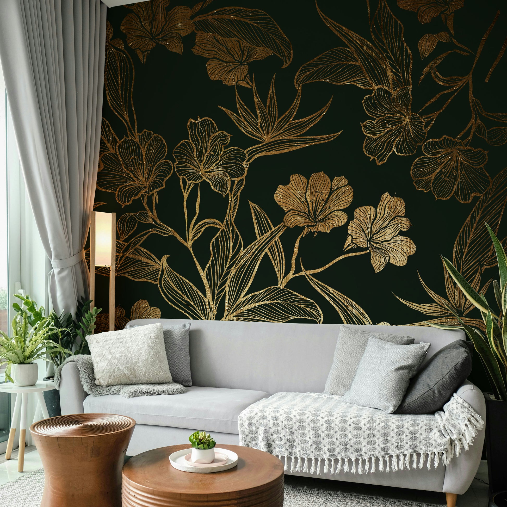 A sense of grace and grandeur in interior decor.
