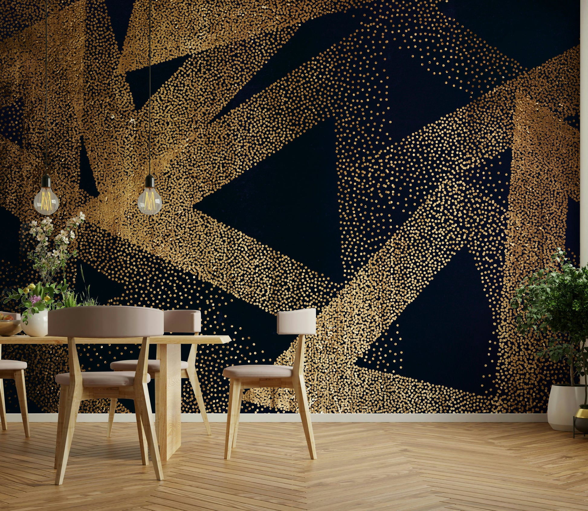 Creates a unique and art-inspired atmosphere.

