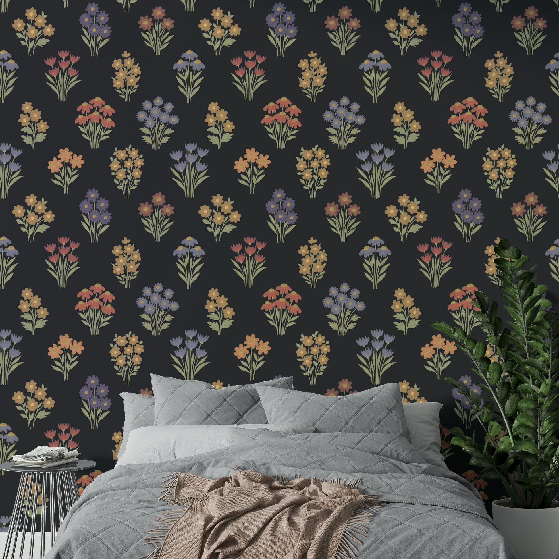 Dark academia aesthetic wall covering.

