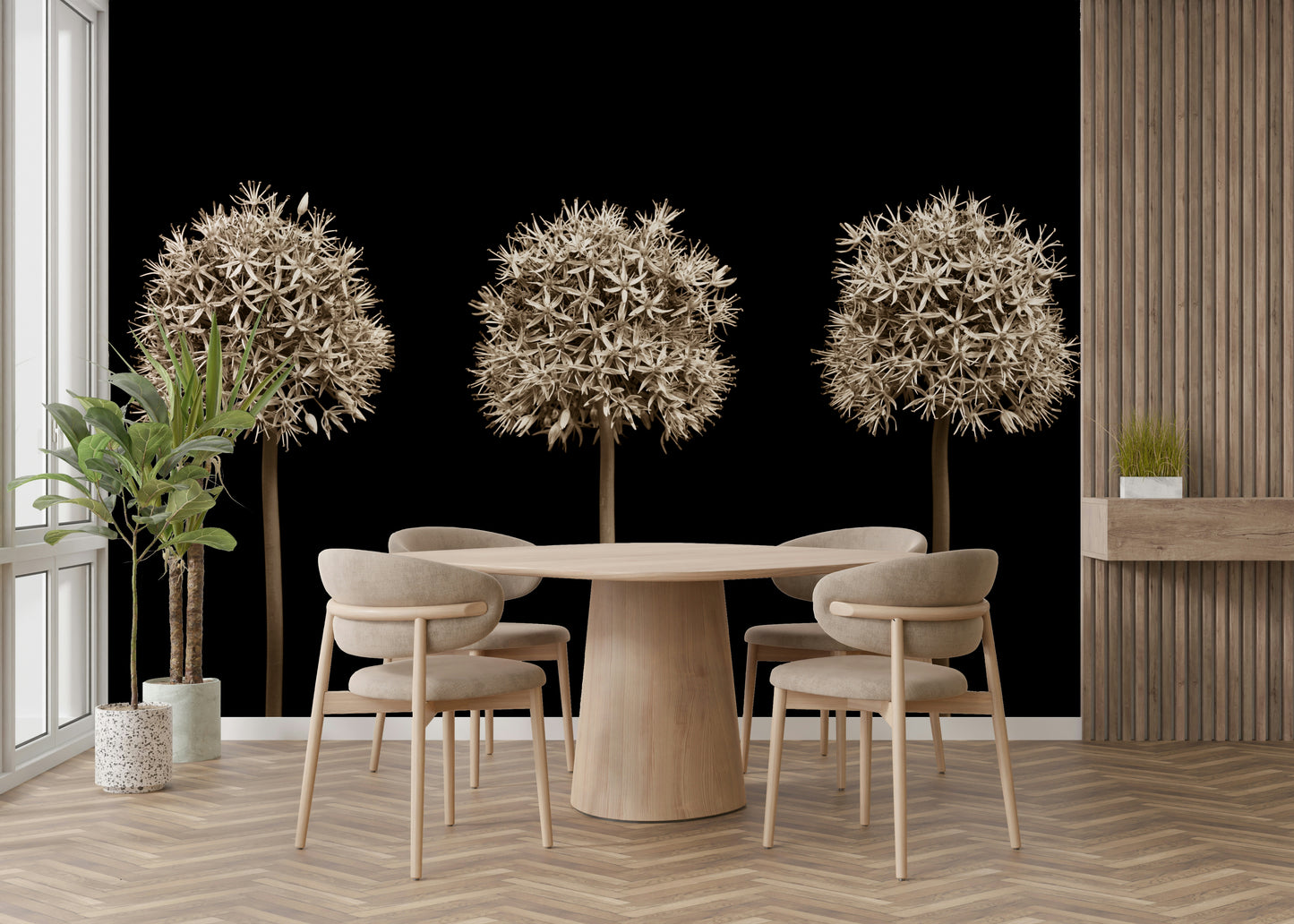 Minimalist composition.

