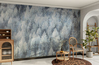Wall decor evoking the quiet magic of winter.

