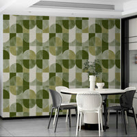 Geometric tile pattern wallpaper.

