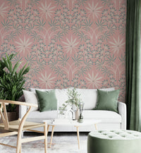 Cottage cream and dusky pink color palette.

