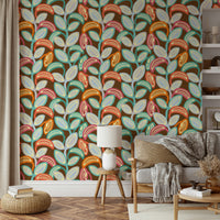 Dynamic and flowing leaf shapes.

