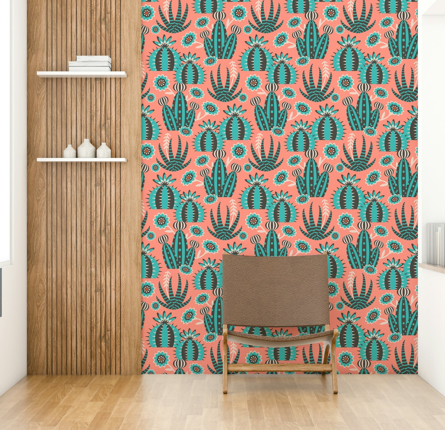 Celebrates abstract forms and lively hues.

