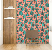 Celebrates abstract forms and lively hues.

