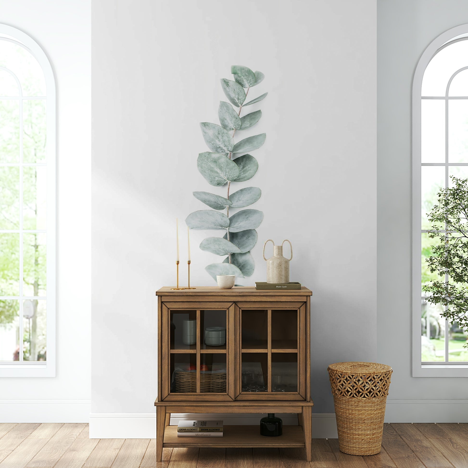 Distinctive silver-green leaves.

