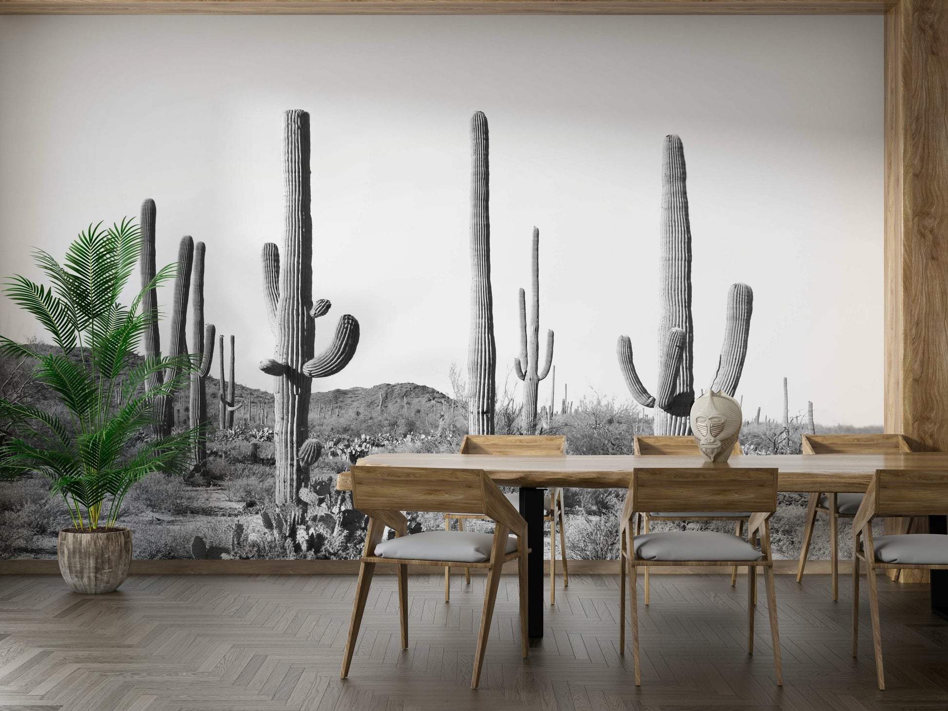 Sense of tranquility, grandeur, and distinctive desert charm.

