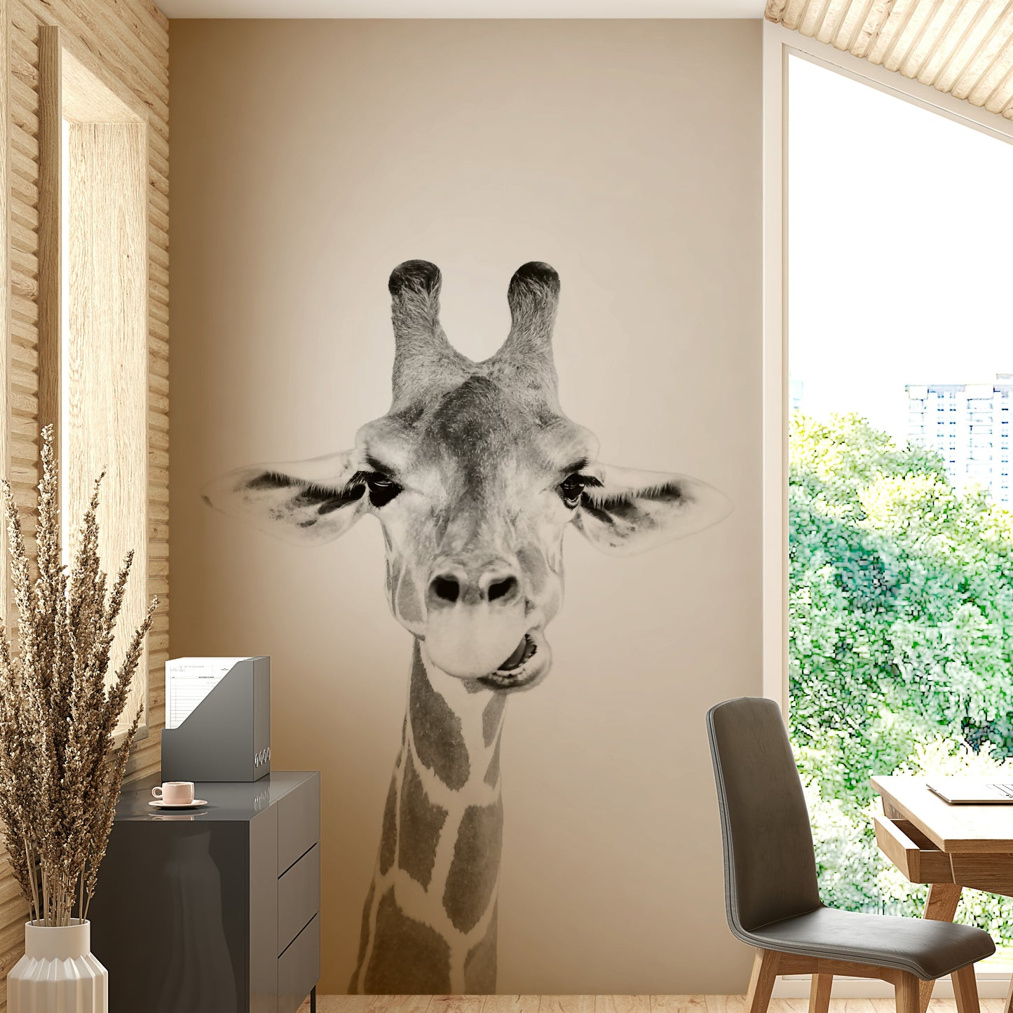 Bold contrasts of light and shadow.

